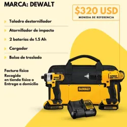 Combo de Perforación Inalambrico 20V MAX
