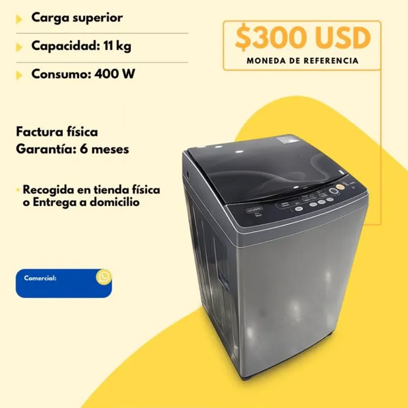 Lavadora Automática Royal Carga Superior 11kg