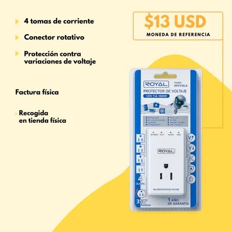 Protector de Voltaje 110V⚡