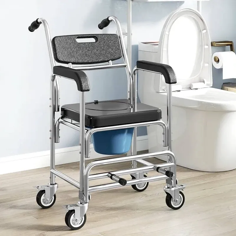 Silla Sanitaria c/ Ruedas HOMCOM