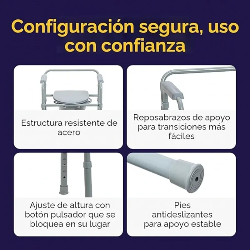 Silla Sanitaria Fija DRIVE