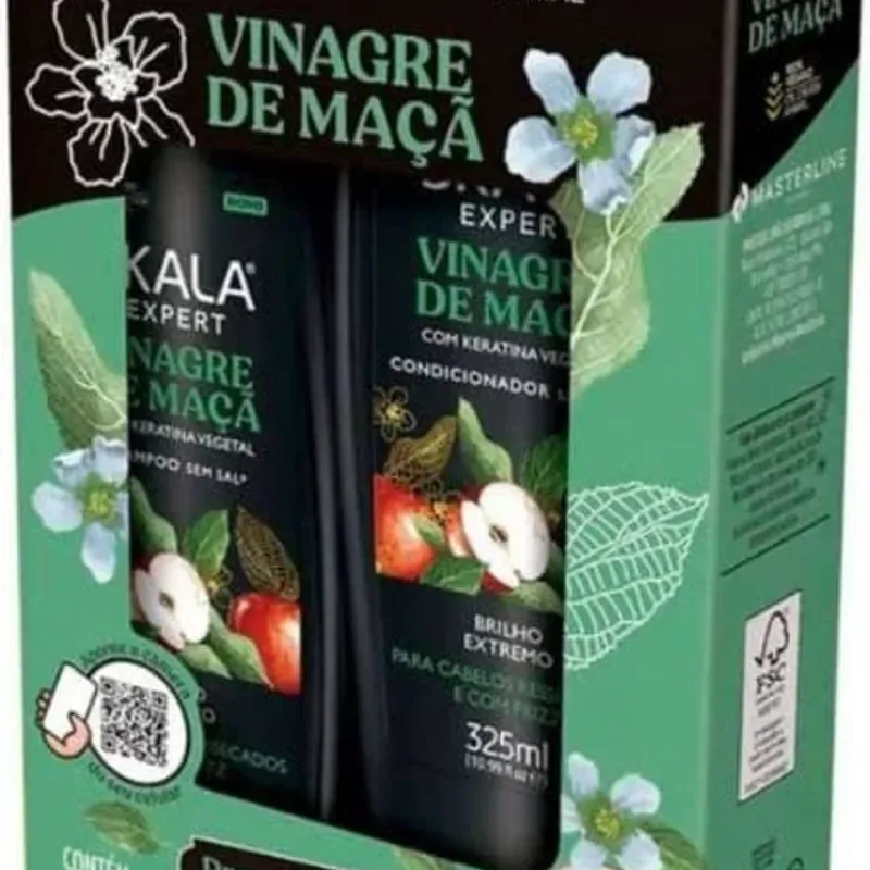 Kit de Shampoo y acondicionador SKALA expert de VINAGRE de MACA