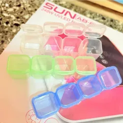 Cajita vacías para piedras 