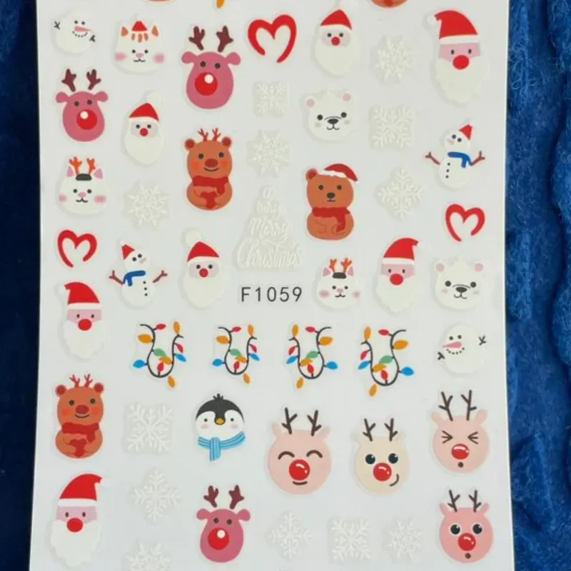 Calcomanías navideña F1059