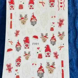 Calcomanías navideña F991