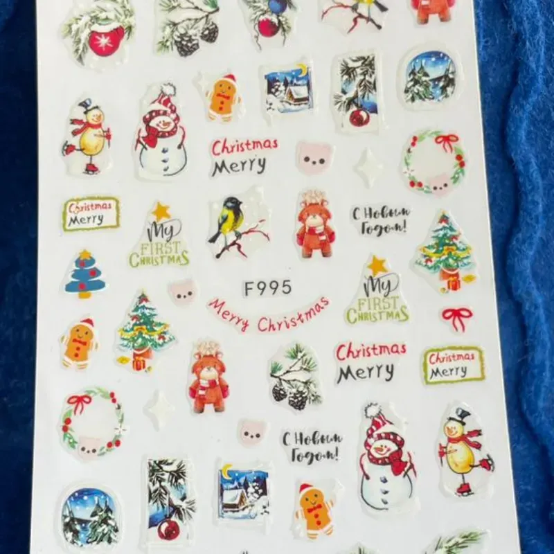 Calcomanías navideña F995