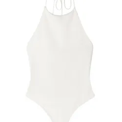 Body blanco tiras en la espalda