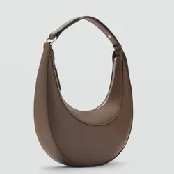 Bolso de hombro marrón
