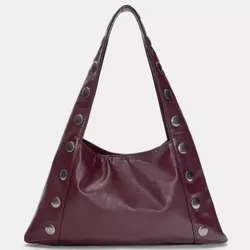 Bolso rojo de chapas