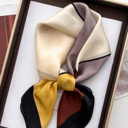 Pañuelo de marrón, amarillo, beige