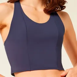 Top deportivo azul marino