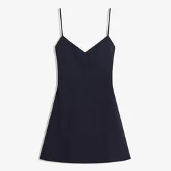 Vestido corto azul marino