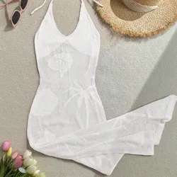 Vestido tejido de playa