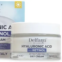Crema facial Hidratante Día Ácido hialurónico y Retinol Delfanti 50ml