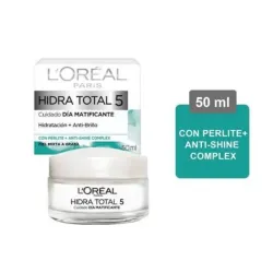 Crema Facial Hidratante Matificante Hidra Total 5 beneficios en 1 L'oréal 50ml