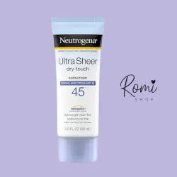 Loción con protector solar Neutrogena ® Ultra Transparente ® Dry-Touch SPF45+ 88ml