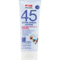 Protector Solar Facial CVS Health Ultra Sheer Lotion 89ml