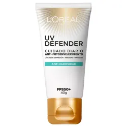 Protector solar facial L'oréal UV Defender Antibrillo SPF50+ 40ml