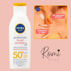 Protector Solar Nivea Protect & Sensitive FPS 50+ 200 ml