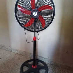 ✅Ventilador pedestal rojo (Marca Saco)