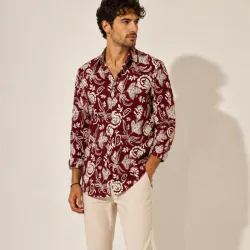 Floral rojo