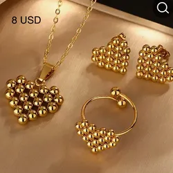 Conjunto de Cadena y aretes