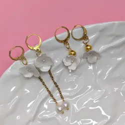 Aretes con perla natural 🦪