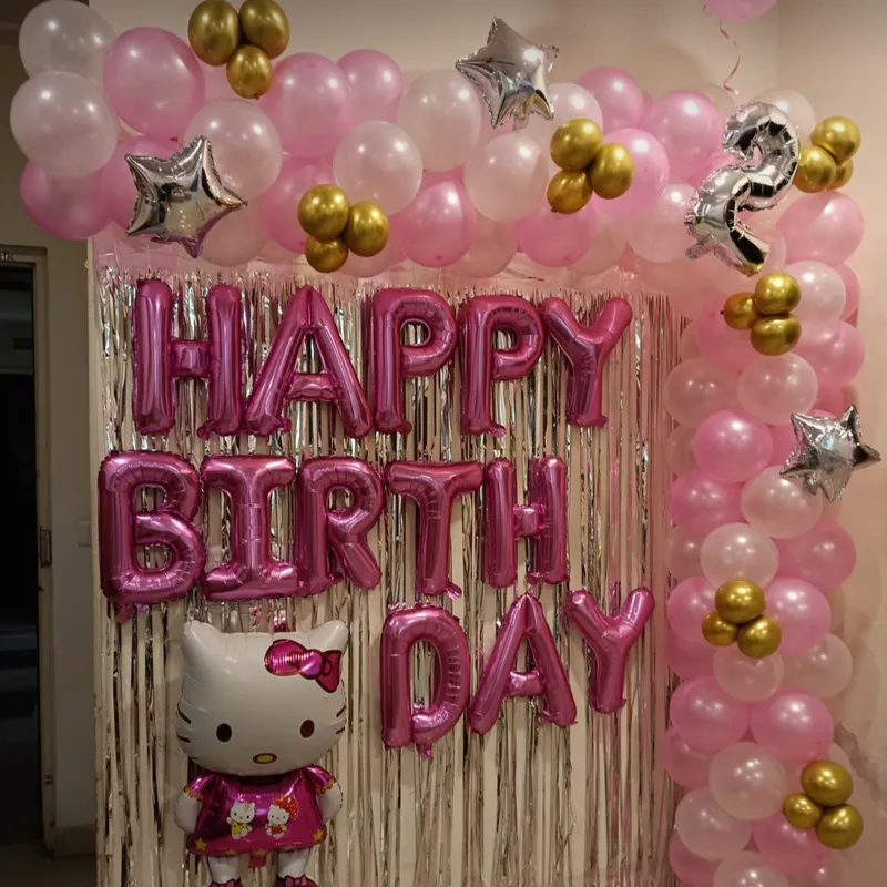 Decoración rosa para niña 