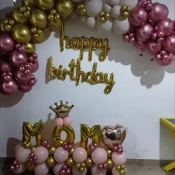 Decoración de cumple para mamá 