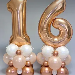 Soporte con número 