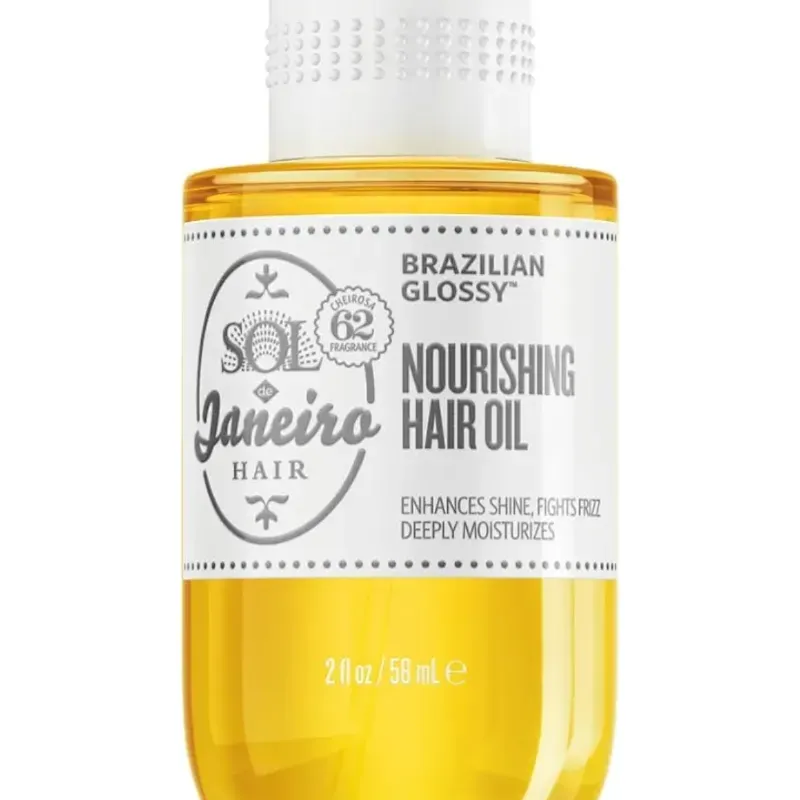 Aceite nutritivo brasileño brillante para el cabello