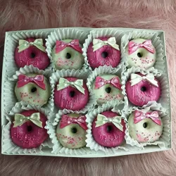 ✨🍩Caja de 12 minidonas descoradas🍩✨ 