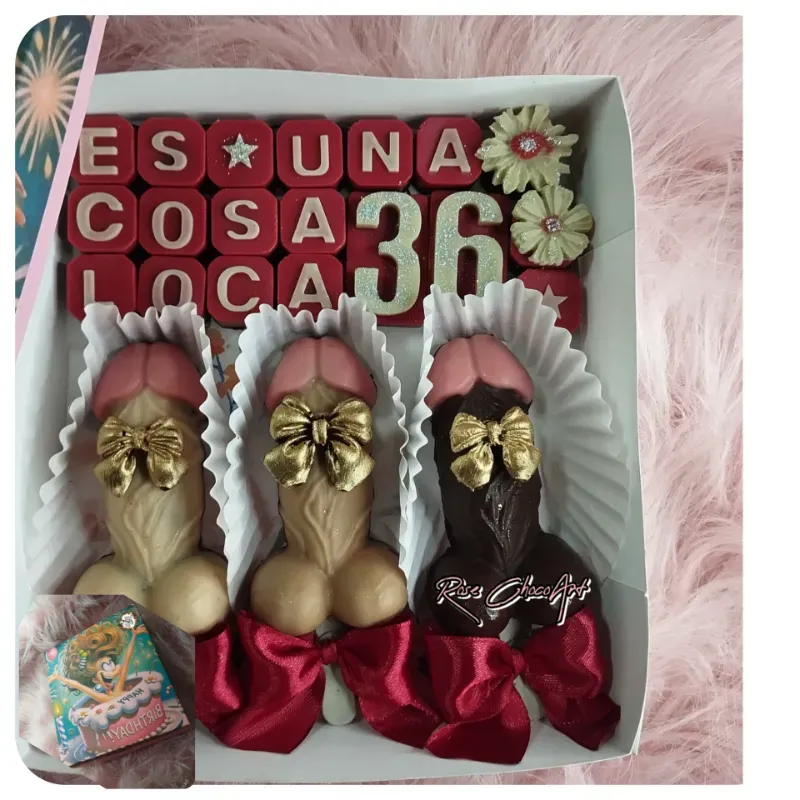 🥳Caja de 3 paletas de adultos con choco-mensaje