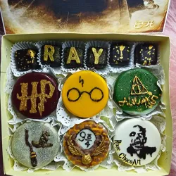 Caja de bombones y Alfajores Harry Potter