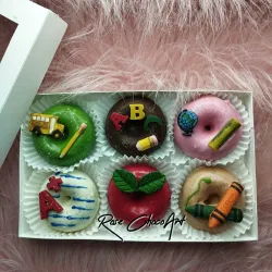 ✏️Caja de minidonas para regalo escolar.