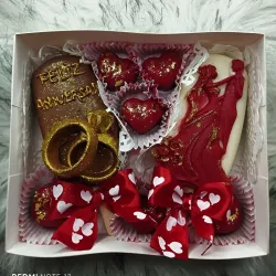 💍Caja de regalo FELIZ ANIVERSARIO💘