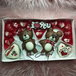 ✨♥️ Caja I❤️YOU con pareja de ositos ♥️✨