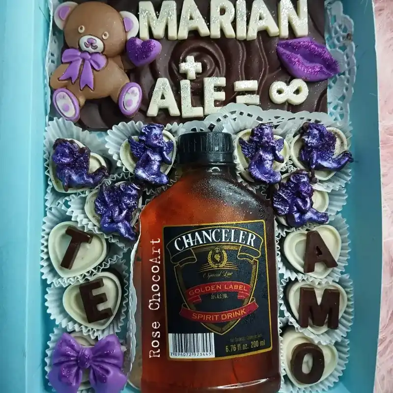 🍫Caja personalizada TE AMO🍫