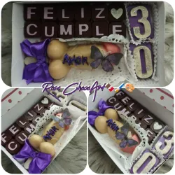 Caja sencilla 🦋"Feliz Cumple"🦋