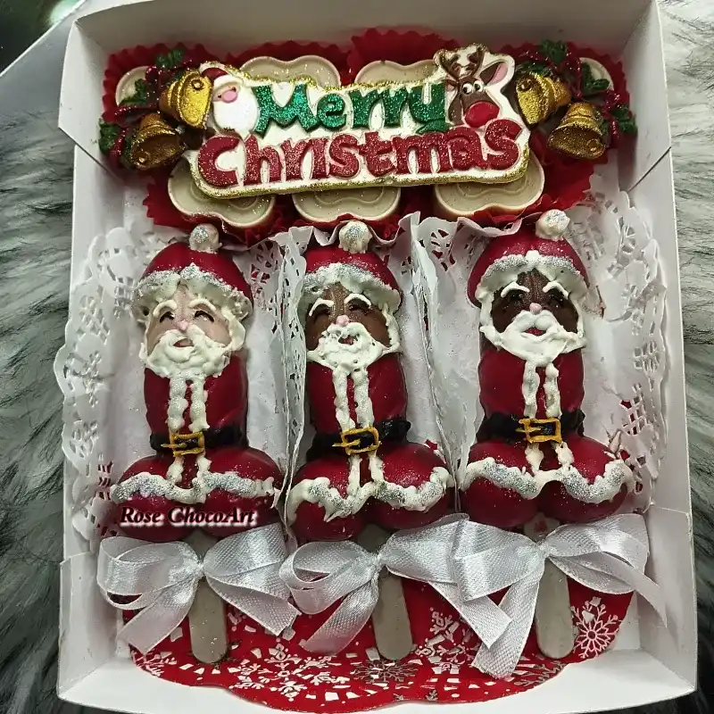 🎅🏻🎅🏽🎅🏿Caja sorpresa "Merry Christmas"