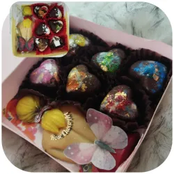 Cajita de regalo con Figura de Mujer
