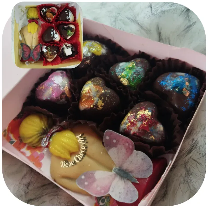 Cajita de regalo con Figura de Mujer