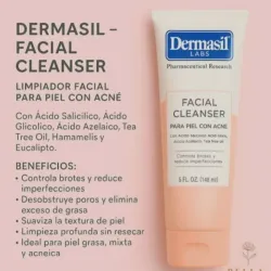 Limpiador facial para acné