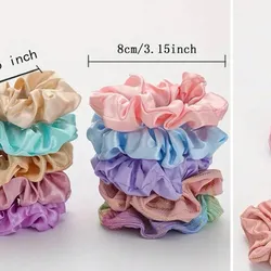 Scrunchies de satén 