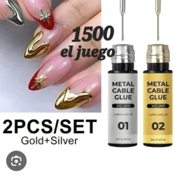 LINER METALICO DORADO Y PLATA