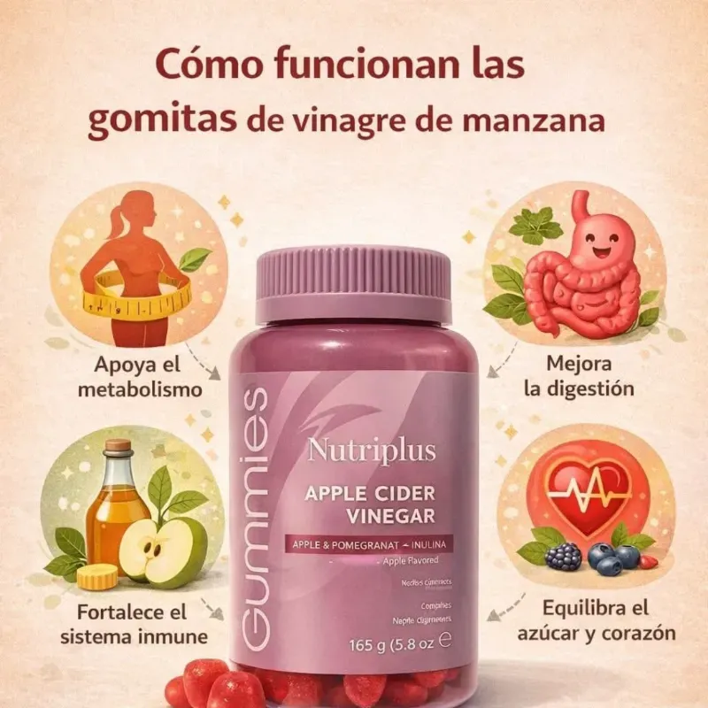 Gomitas de Vinagre de Manzana