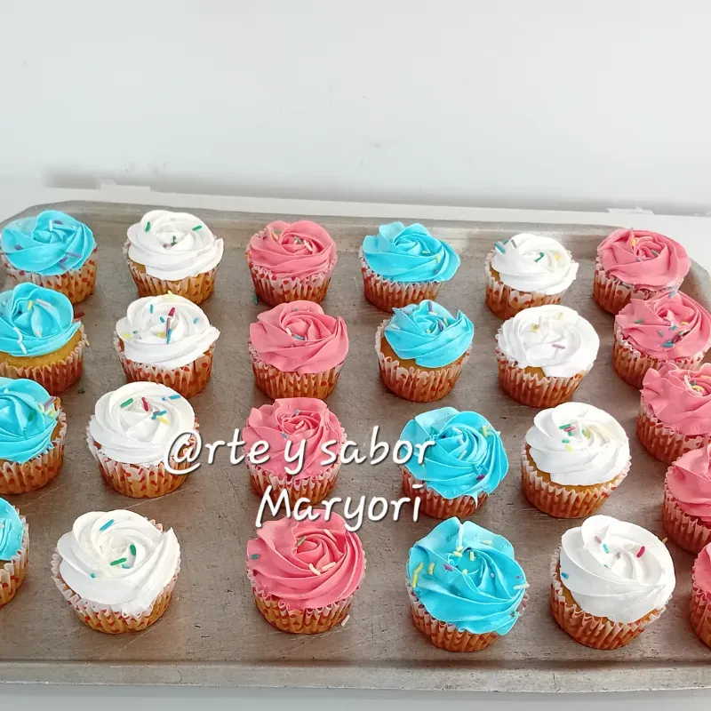 Cupcakes de  merengue 