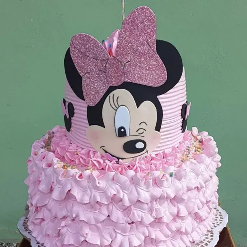 Cake de 2 pisos Minnie Mouse