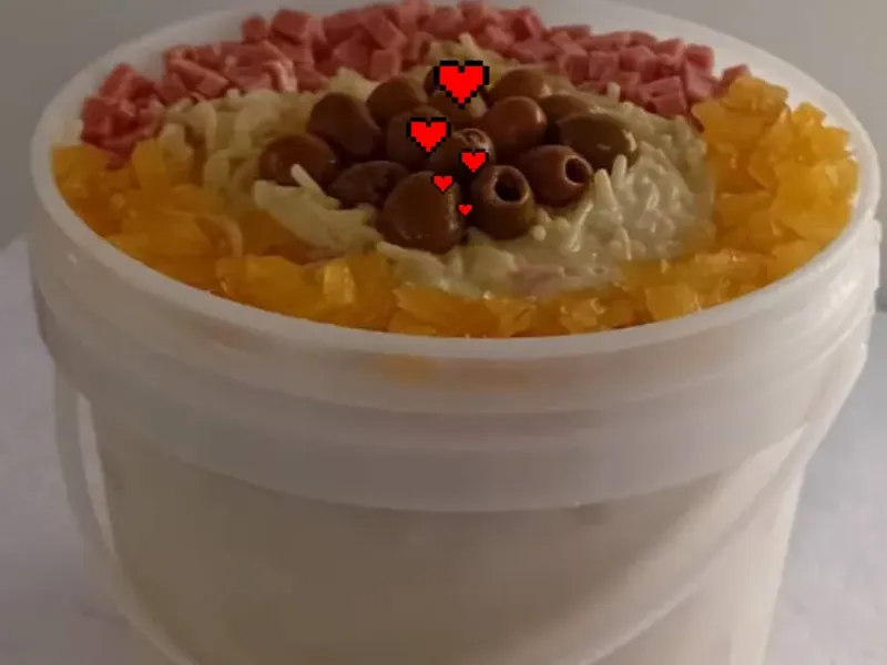 Cubitos de ensalada fria 4litros(8libras)
