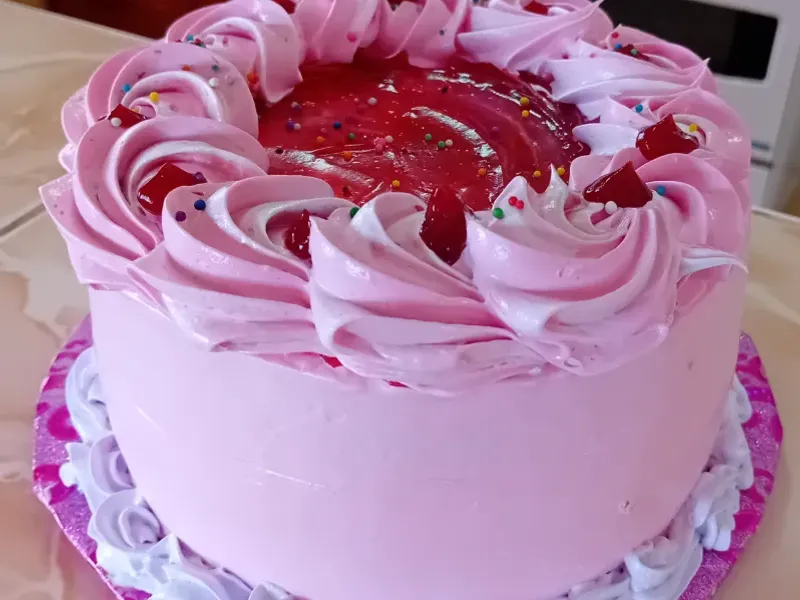 Mini cake de frambuesa 